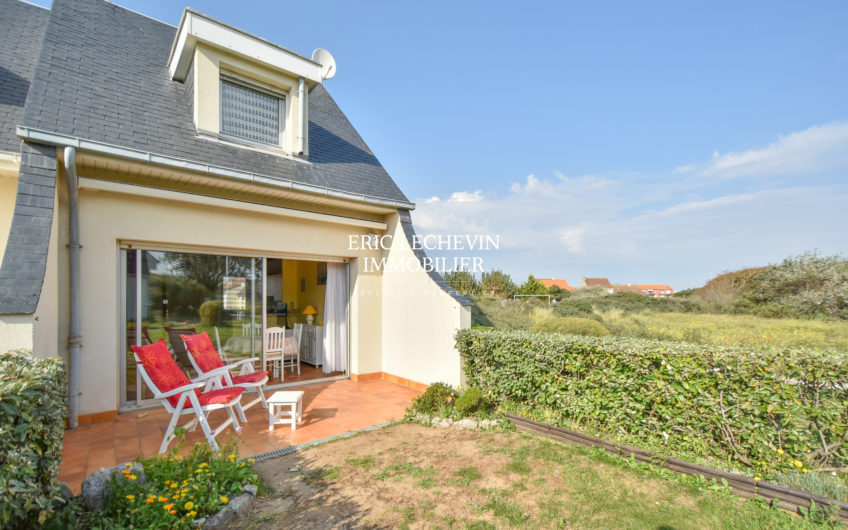 Maison jumelée face aux dunes